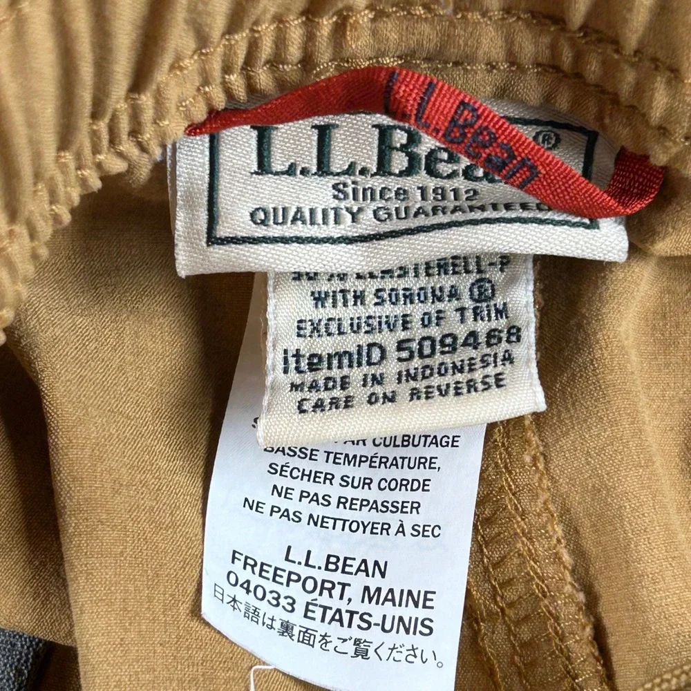 L.L.Bean Multisport Shorts Mens XXXL Brown 9" Inseam Active Hiking Travel Casual - Picture 2 of 13